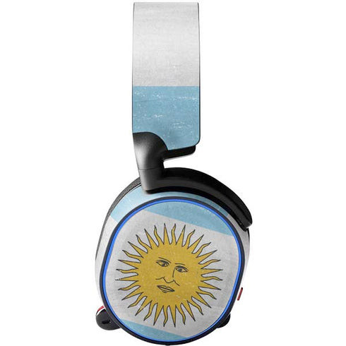 Argentina Flag Distressed SteelSeries Arctis 3 Skin